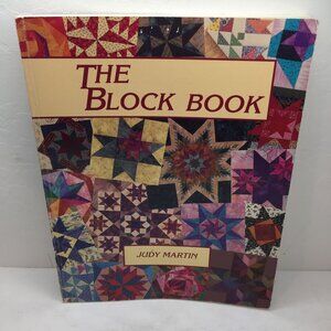 Vintage 1998 The Block Book Judy Martin Quilt Pattern Designs Ideas Rotary Shape
